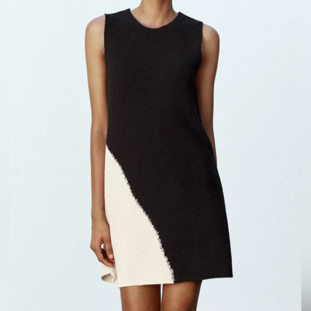NWT- Zara- Short Knit Dress-M